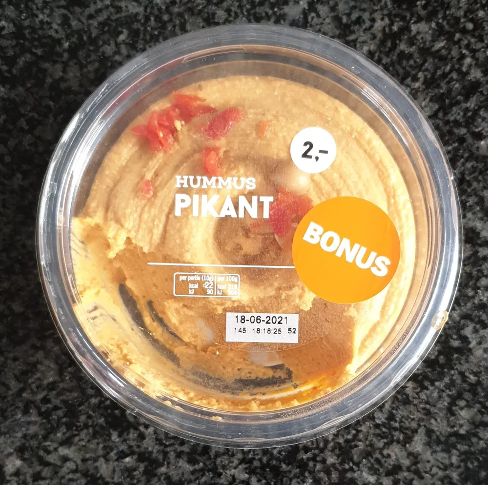 Hummus Pikant