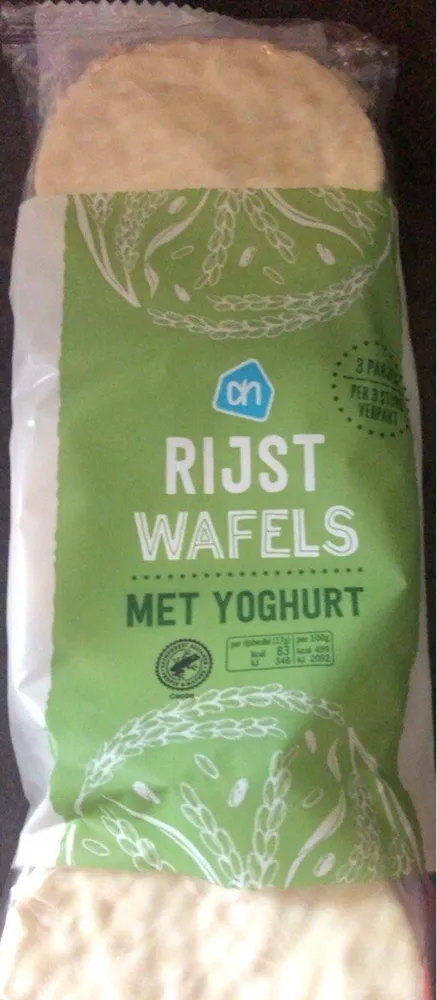 Rijstwafels met yoghurt