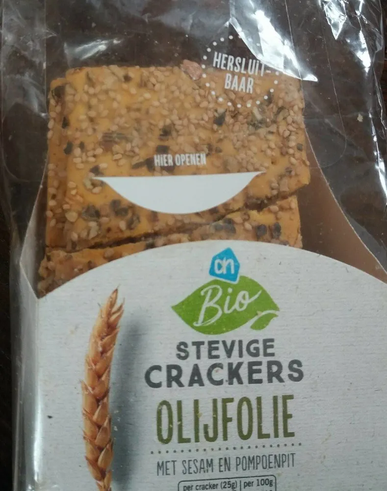Stevige crackers olijfolie