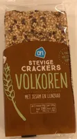 Stevige crackers volkoren met sesam en lijnzaad