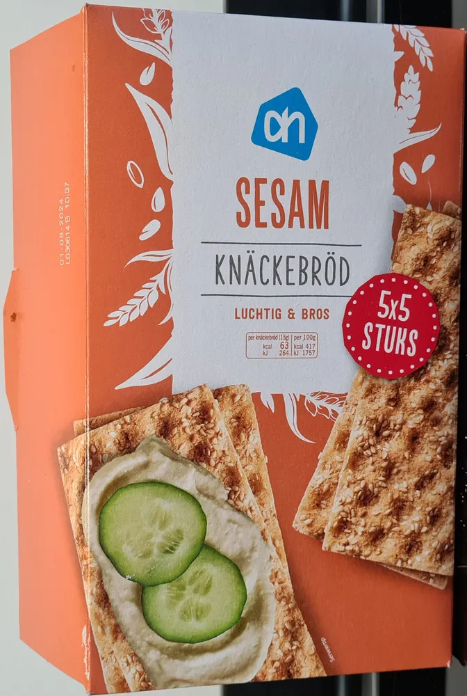 Sesam knäckebröd