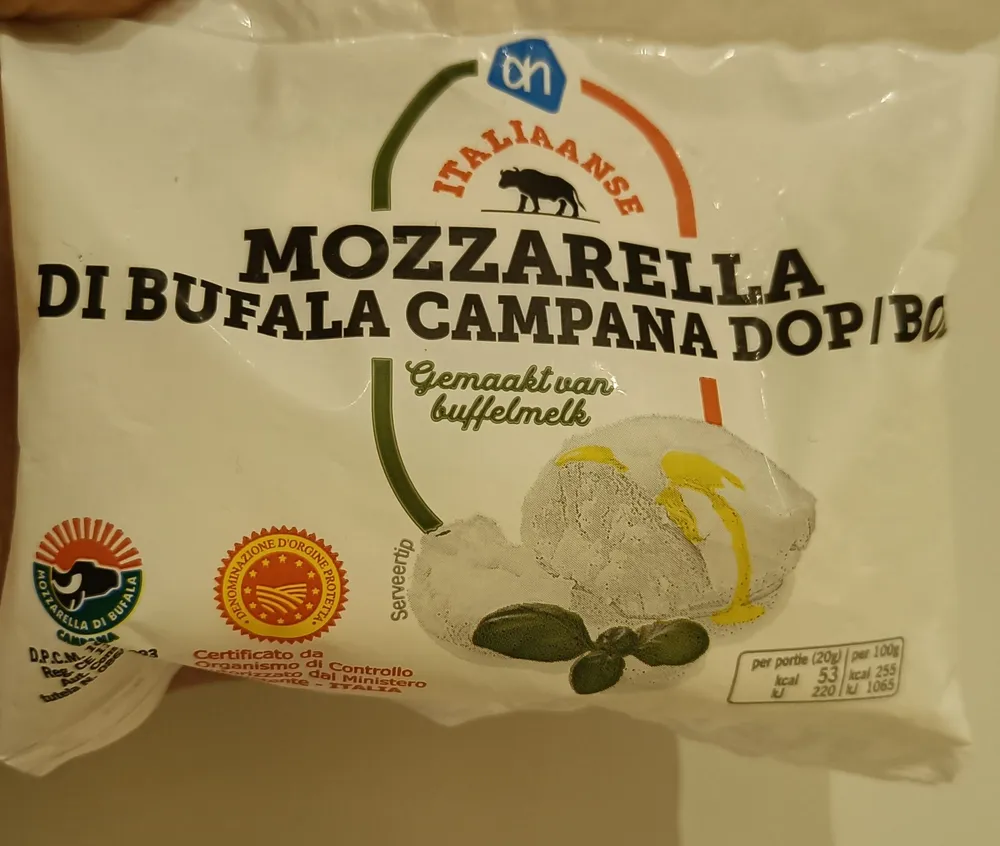 mozzarella di bufala campana dop/bob