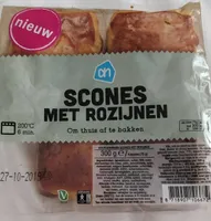 Scones met rozijnin
