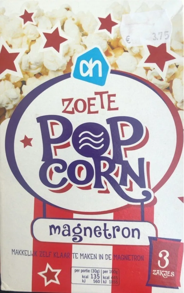 Zoete popcorn