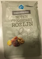 Ongebrande noten cranberry rozijn