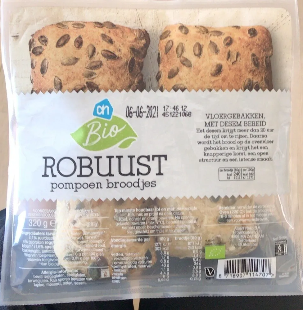 Robuust pompoen broodjes