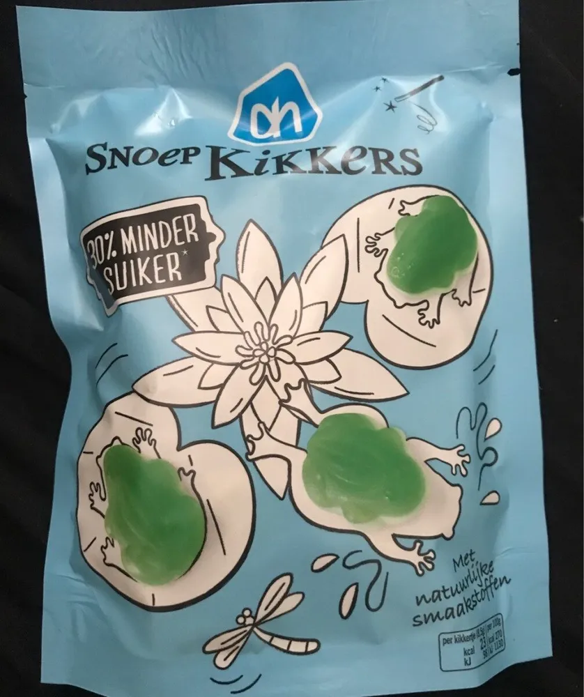 Snoepkikkers 30% minder suiker