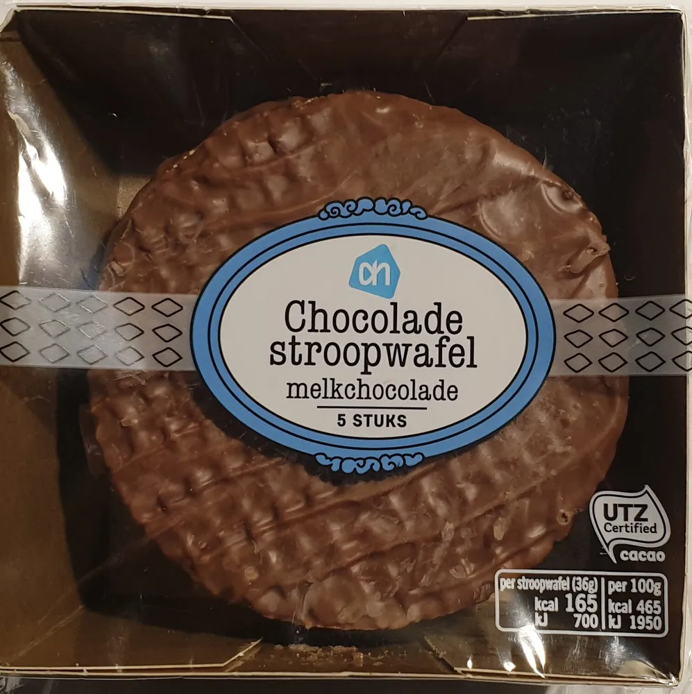 Chocolade stroopwafel melkchocolade