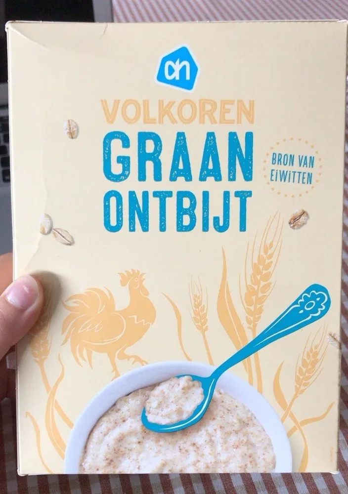 Volkoren graan ontbijt