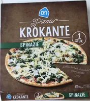 Pizza krokante Spinazie
