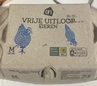 Witte scharreleieren