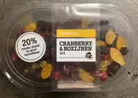 Cranberry & rozijnen