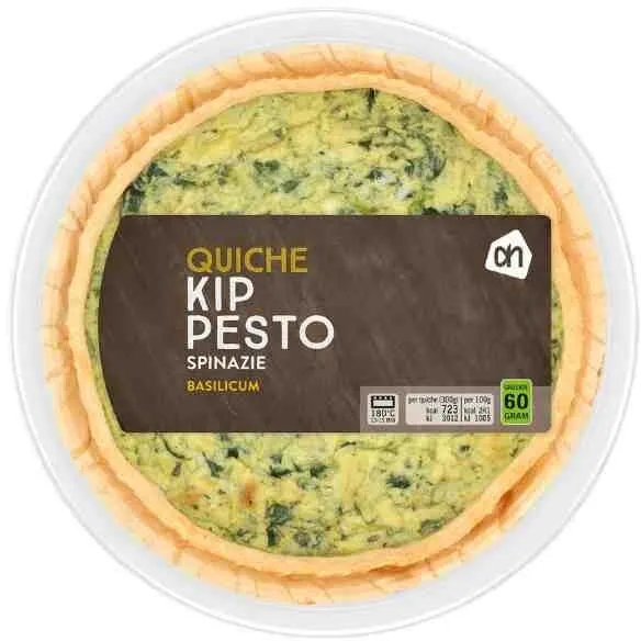 Quiche Kip Pesto Spinazie