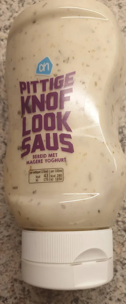 Pittige knoflooksaus