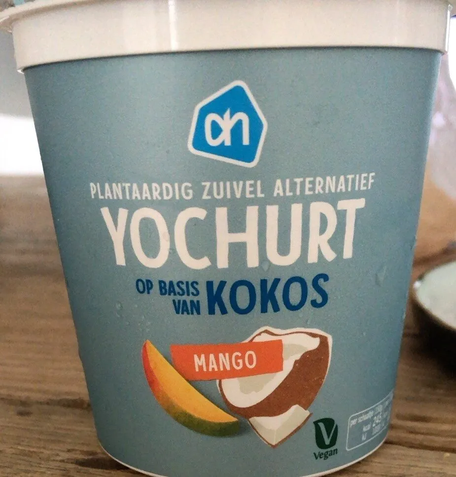 Yochurt op basis van kokos, mango smaak