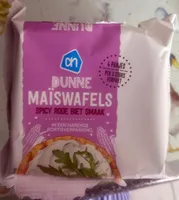 Dunne maïswafels spicy rode biet smaak