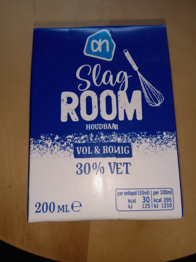 Slagroom houdbaar