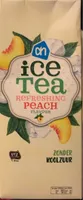 Ice tea refreshing peach flavour