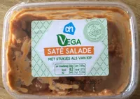Vega saté salade
