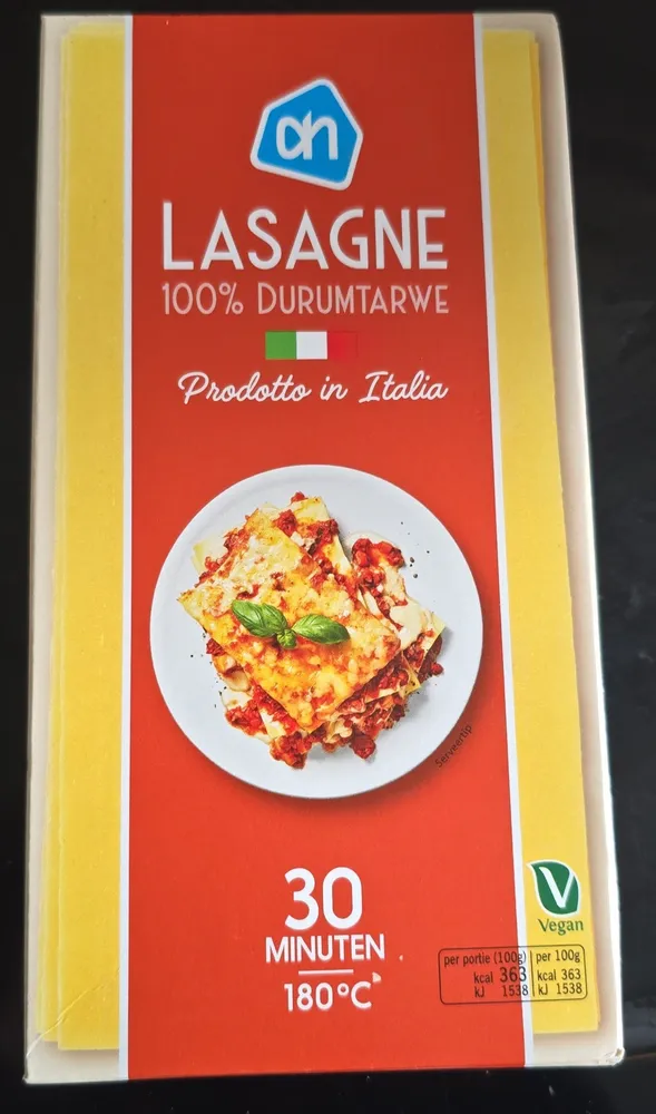 Lasagne 100% durumtarwe