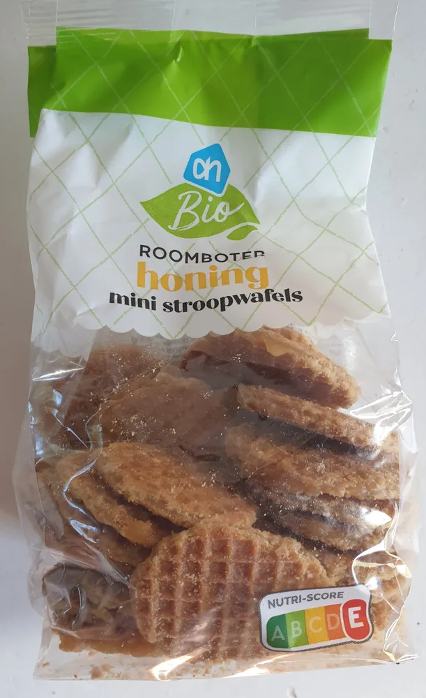 Roomboter honing mini stroopwafels