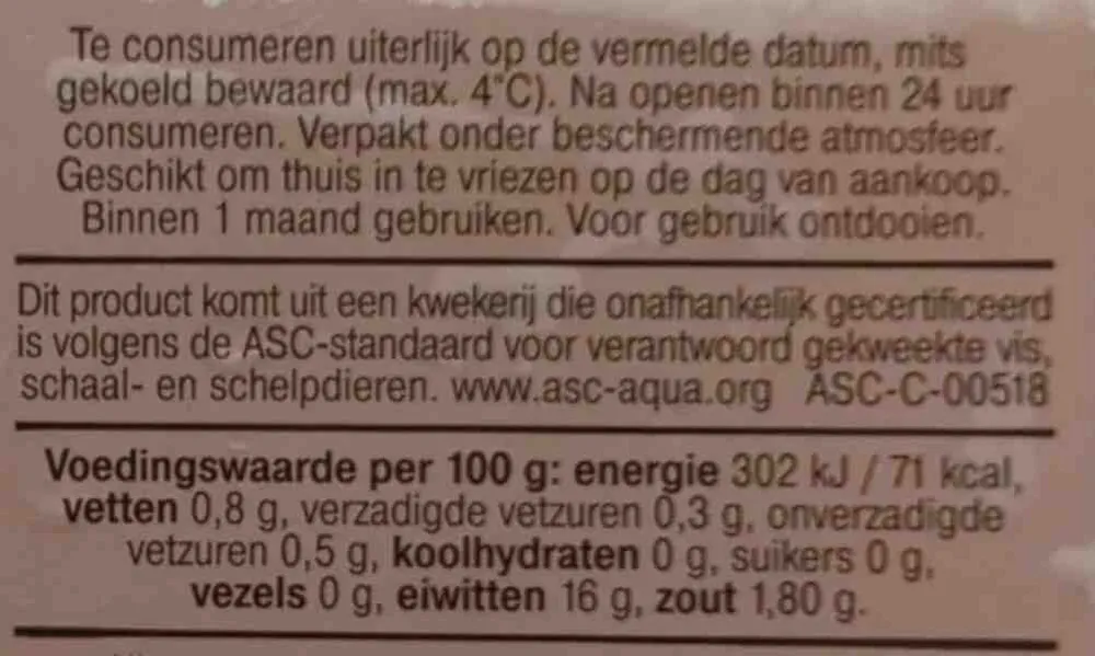 Garnalen gekookt & gepeld