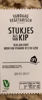 Stukjes als van kip