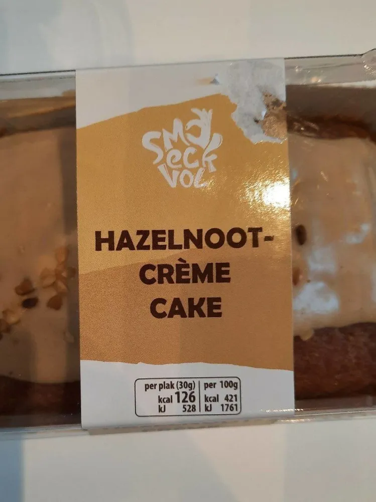 Hazelnoot creme cake