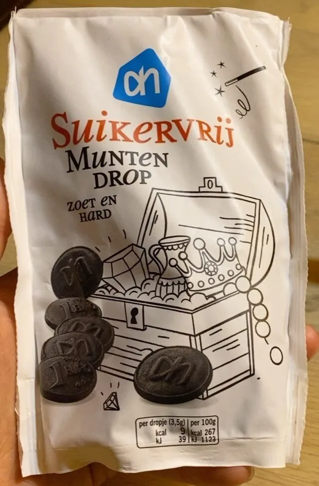 Suikervrij muntendrop