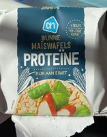 Dunne maiswafels proteine