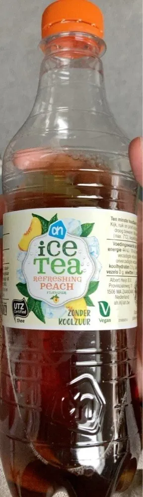 Ice tea refreshing peach