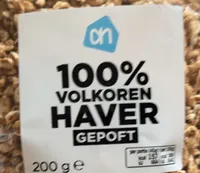 100% volkoren haver gepoft