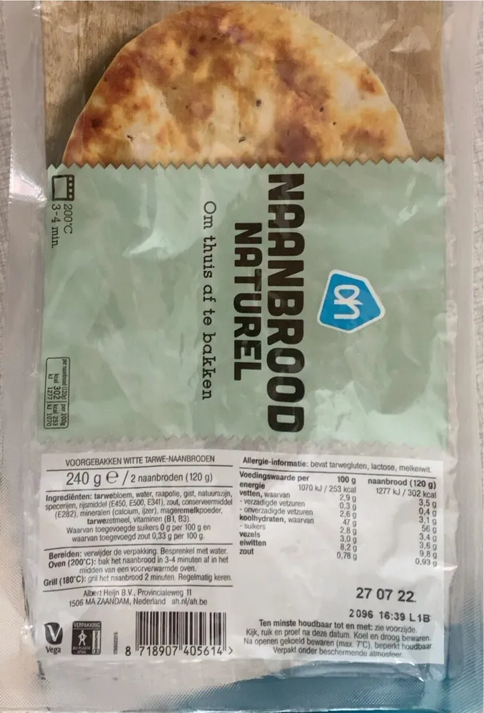 Naanbrood naturel