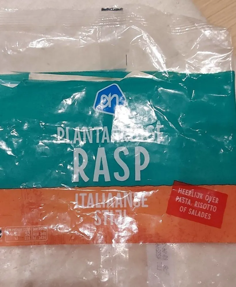 Plantaardige rasp