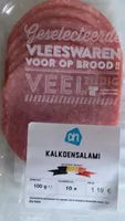 Vleeswaren kalkoensalami