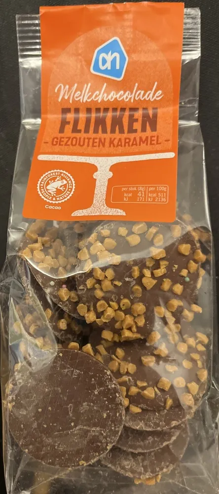 Melkchocolade Flikken Gezouten Karamel
