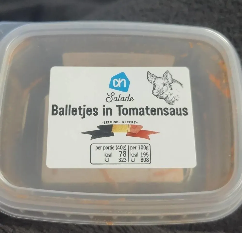 Balletjes in tomatensaus