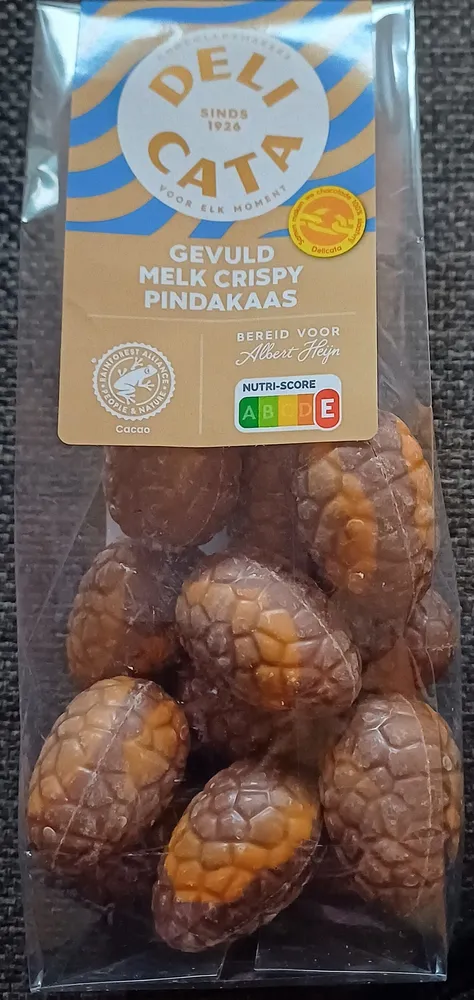 Paaseieren melk crispy pindakaas