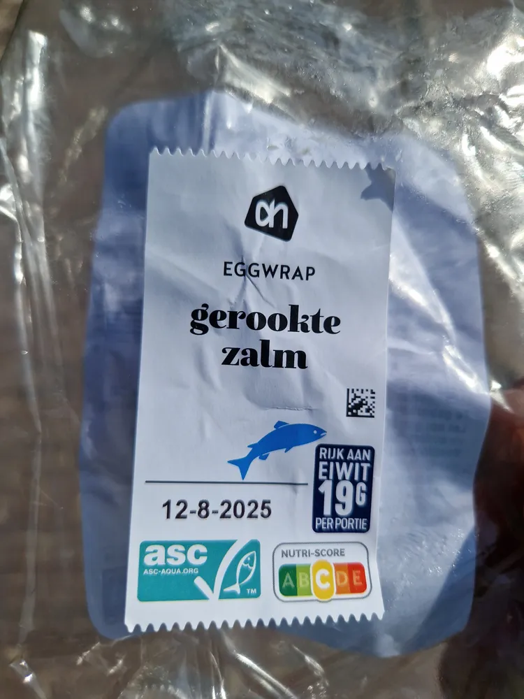 Eggwrap gerookte zalm