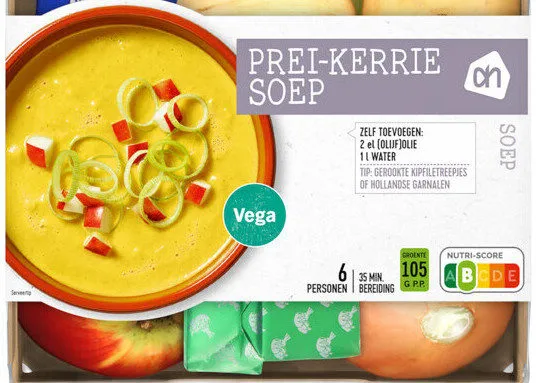 Verspakket prei-kerrie soep
