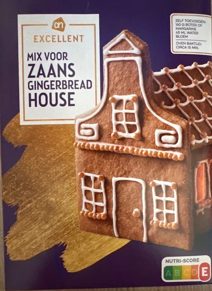 Mix voor Zaand gingerbread house