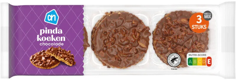 Pindakoeken chocolade