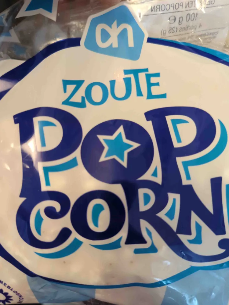 Zoute popcorn