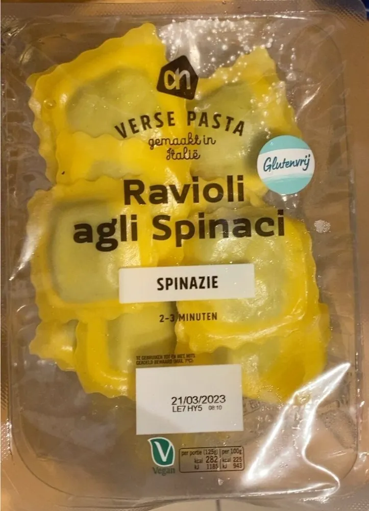 Ravioli agli spinaci
