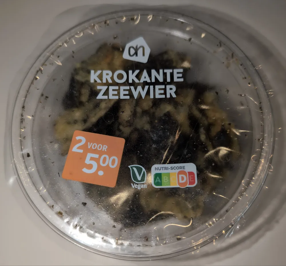 Krokante zeewier