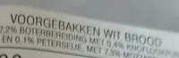 Voorgebakken wit brood