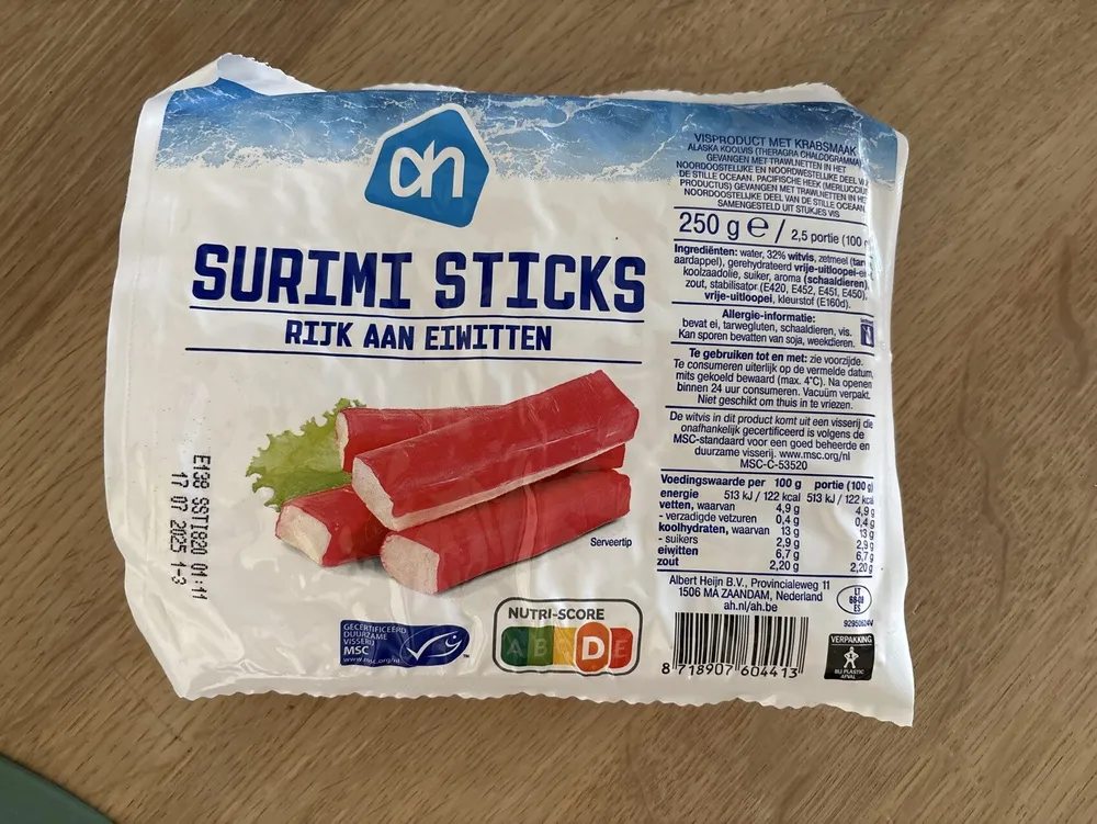 Surimi sticks