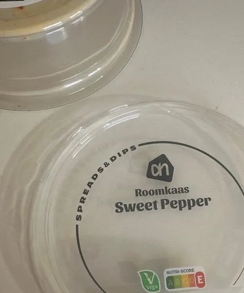 Roomkaas sweet pepper