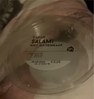 Tapas salami met geitenkaas