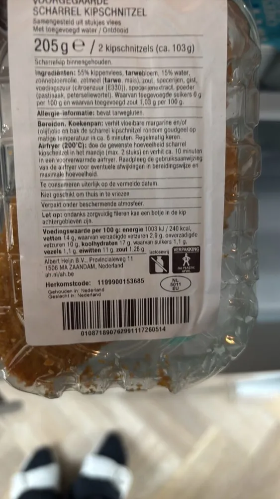 Scharrel Kipschnitzel